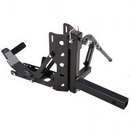 HiSurprise 7BLACKSMITHS Motorcycle Trailer 2 Tow Hitch Carrier Dolly Hauler Trailer Tow Towing Rack