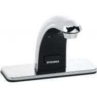 Speakman S-8710-CA-E SensorFlo Classic Battery-Powered Lavatory Sensor Faucet with 4 in. Deck Plate, Polished Chrome