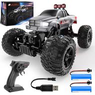 BEZGAR TC141 Toy Grade 1:14 Scale Remote Control Car, All Terrains Electric Toy Off Road RC Truck, Remote Control Monster Truck for Kids Boys 3 4 5 6 7 8 with Rechargeable Batterie
