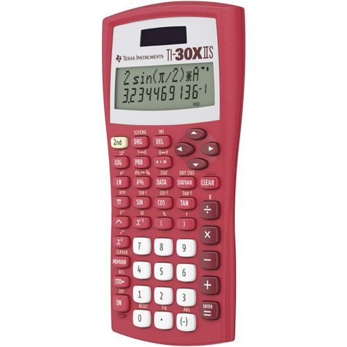  Texas Instruments TI-30XIIS Scientific Calculator, Red