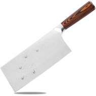 [아마존베스트]InnoStrive Meat Cleaver knife German High Carbon Stainless Steel Butcher Knife Ultra Sharp 7 Inch Kitchen Knife For Home Kitchen & Restaurant