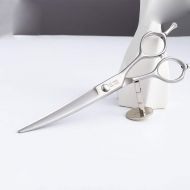 YAOSHIBIAN-shears 6.5 Inch Stainless Steel Pet Scissors, Dog Shape Warping Machete Stainless Shears (Color : Silver)