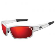 Tifosi Camrock Matte White Interchangeable Sunglasses - Clarion Red/AC Red/Clear