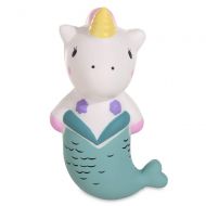 Anboor 5.9 Inches Squishies Unicorn Mermaid Kawaii Soft Slow Rising Scented Horse Animal Squishies Stress Relief Kid Toys Gift Collection