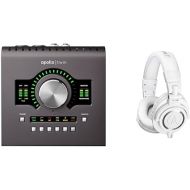 Universal Audio Apollo Twin MkII Heritage Edition + Audio-Technica ATH-M50XWH Professional Studio Monitor Headphones, White