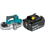 Makita XBP04Z 18V LXT Lithium-Ion Compact Brushless Cordless Band Saw with BL1850B 18V LXT Lithium-Ion 5.0Ah Battery