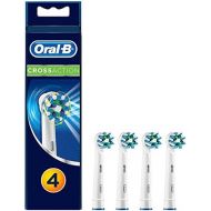 Oral B Cross Action Electric Toothbrush Replacement Brush Heads Refill, 4Count