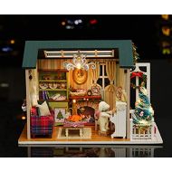 Rylai DIY Miniature Dollhouse Kit with Music Box 3D Puzzle Challenge for Adult Z009