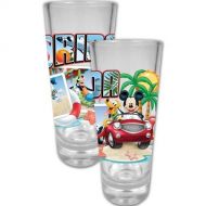 DISNEY MICKEY MOUSE AND FRIENDS FLORIDA POSTCARD SHOT GLASS by Disney