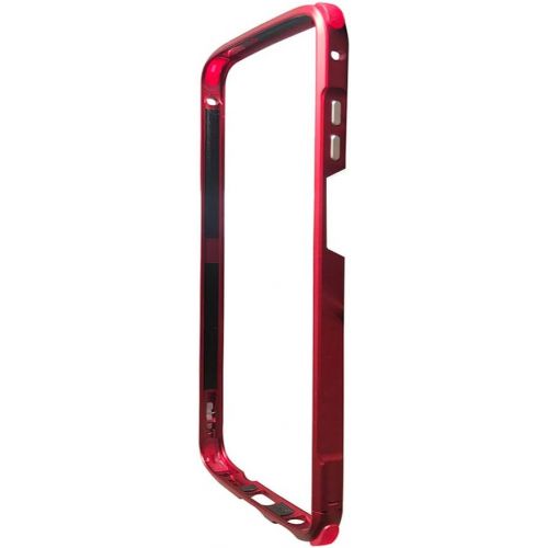  [아마존베스트]Vitodo Moto Z3/Z3 Play Bumper Case Moto Mods Compatible,Aluminum Metal Bumper Airbag Heavy Duty Shockproof with Back Film (Red)