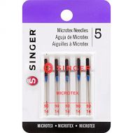 SINGER 04712 Universal Microtex Sewing Machine Needles, Size 90/14, 5-Count