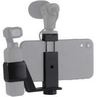 Fotga Clamp Holder Bracket for DJI OSMO Pocket Gimbal + Smartphone with 1/4 Screw Mount and Hot Shoe Mount