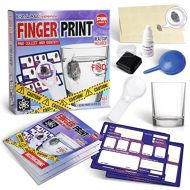 [아마존베스트]Spy Fingerprint Kit, FunKidz Detective Spy Kit for Kids Science Experiments with Finger Print Identification Set Spy Gear for Kids Scene Investigations Perfect Educational Gift for