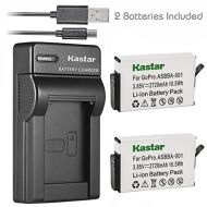 Kastar Battery 2 Pack and Slim USB Charger for GoPro ASBBA-001 Battery and GoPro Fusion 360-Degree Action Camera