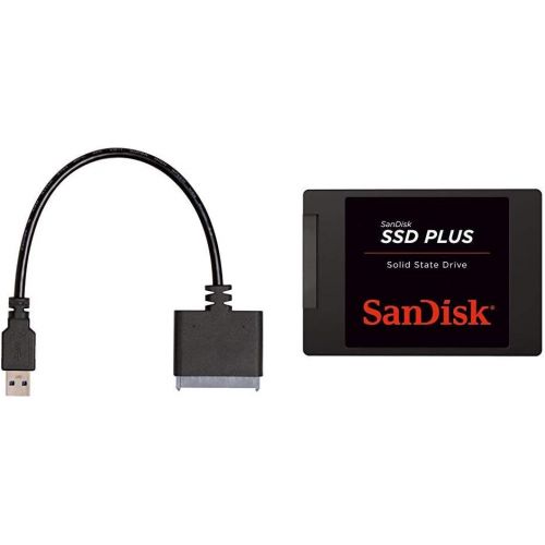 샌디스크 SanDisk SSD Notebook Upgrade Kit - SDSSD-UPG-G25 with 1TB Internal SSD - SATA III 6 Gb/s, 2.5/7mm - SDSSDA-1T00-G26