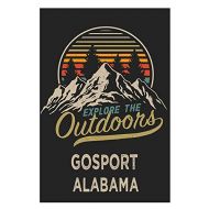 R and R Imports Gosport Alabama Souvenir 2x3-Inch Fridge Magnet Explore The Outdoors