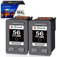 GPC Image Remanufactured Ink Cartridge Replacement for HP 56 C6656AN to use with Deskjet 5650 5850 5150,Officejet 4215 5610 6110,Photosmart 7150 7260 7350 7960,PSC 2510 1210 Printe