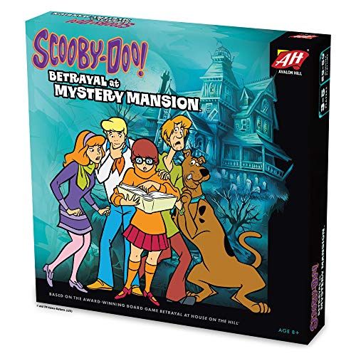  Avalon Hill Scooby Doo in Betrayal at Mystery Mansion Official Scooby Doo + Betrayal at House on The Hill Board Game Ages 8+ Black