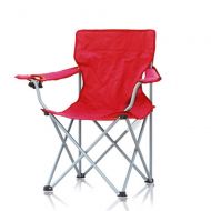 Forgiven Folding Camping Chair Portable Foldable Mini Chair Lightweight Camping Hiking Travel Fishing Stools Folding Chair Heavy Duty Frame Chair for Adult with Storage Bag (Color : Red, Si
