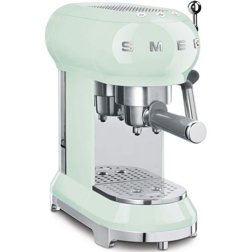스메그 Smeg ECF01PGUS Espresso Machine, Pastel Green