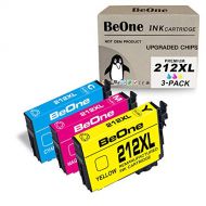 BeOne Remanufactured Ink Cartridge Replacement for Epson 212 XL 212XL T212 T212XL 3-Pack Use with Workforce WF-2850 WF-2830 WF2850 Expression Home XP-4100 XP-4105 XP4100 Printer (C