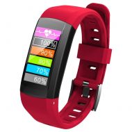 JIANGJIE Fitness Tracker GPS Bluetooth Smart Bracelet with Heart Rate, Blood Pressure, Blood Oxygen Measurement, Smart Reminder, Remote Photo, Multiple Sports Modes IP68 Waterproof