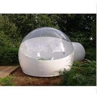 FidgetFidget Stargaze Outdoor Single Tunnel Inflatable Bubble Camping Tent - Half-n-Half Look