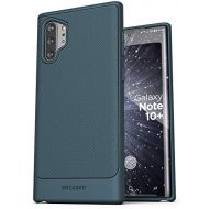Encased Thin Armor Case for Galaxy Note 10+ (Ultra Slim) Flexible Grip Cover for Samsung Note 10 Plus (Ocean Blue)