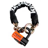 Kryptonite New York Cinch Ring Security Chain (12mm x 75cm) withEVS4 Disc 14mm Shackle