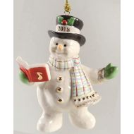 Lenox 2018 Snowy Song Snowman Ornament