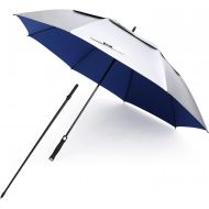 G4Free Vented UV Golf/Beach Umbrella 68 Arc, Auto Open Oversize Extra Large Windproof Sun Shade Rain Umbrellas