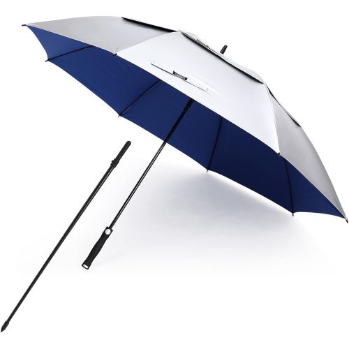  G4Free Vented UV Golf/Beach Umbrella 68 Arc, Auto Open Oversize Extra Large Windproof Sun Shade Rain Umbrellas
