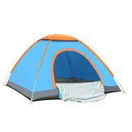 Outing Udstyr,Outdoor Camping Double Automatic Tent Portable Speed Open Rainproof Sun Protection Durabletents,Green, Kejing Miao, Blue