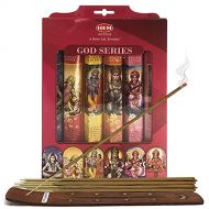 인센스스틱 TRUMIRI Hem Incense Sticks Variety Pack #2 And Incense Stick Holder Bundle With 6 God Series Fragrances