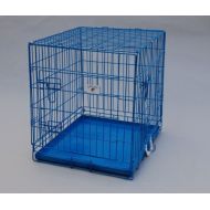 BestPet 30 3Door Blue Folding Dog Crate Cage Kennel NO DIVIDER