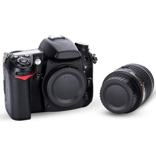 PROfezzion 2 Pack F Mount Body Cap Cover & Rear Lens Cap for Nikon D3500 D3400 D3300 D3200 D5000 D5100 D5200 D5300 D5500 D5600 D7000 D7100 D7200 D7500 D850 D800 D810 D780 D750 D610 D500 D600