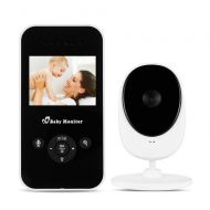 Video Baby Monitor, LETING 2.4 Color Screen Baby Monitor with Infrared Night Vision, Two-Way Talk...