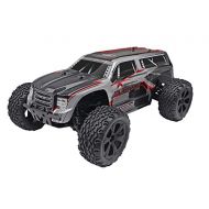 Redcat Racing Blackout XTE 1/10 Scale Electric Monster Truck with Waterproof Electronics, Silver/Red SUV