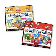 Melissa & Doug Water Wow Splash Cards Bundle - Alphabet and Numbers & Colors
