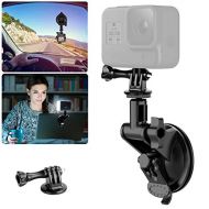 UURig Laptop Suction Cup Mount for Video Conference Lighting Replacement, with Clamp Mount Compatible with GoPro Hero 9 8 7 6 5 YI XIAOMI Action Camera, 1/4 Universal Camera DSLR Car Mou
