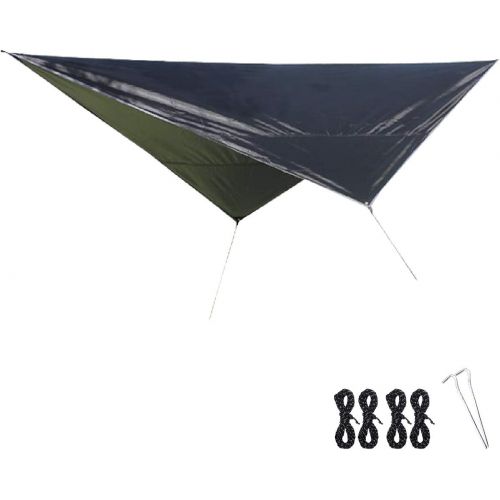 Azarxis Ground Cloth for Tent Tarp Footprint Camping Backpacking Floor Saver Groundsheet Waterproof Sand Free Picnic Hiking with Stakes Rope Carry Bag