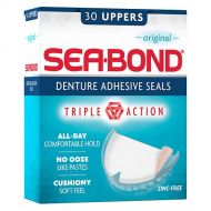 Sea-Bond Denture Adhesive Seals for Uppers, Original 30 ea (Pack of 4)