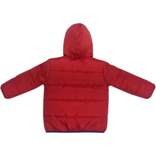 마블시리즈 할로윈 용품Marvel Avengers Spiderman Toddler Boys Cosplay Winter Coat Puffer Jacket Red
