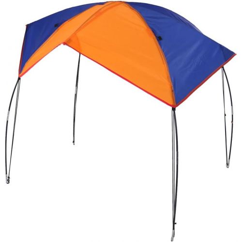  Alomejor 2 4 Persons Boat Sun Shade Shelter Fishing Canopy Tent Sailboat Sun Awning Cover for Outdoor Boating Picnic