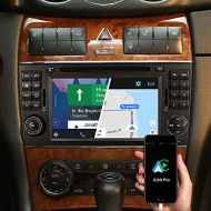 DYNAVIN Car Radio Navigation for Mercedes CLK W209 2005 2009; 7 Inch OEM Radio with Carplay and Android Car, BT, Includes DAB+, USB; N7 CLK Pro