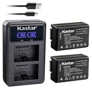 Kastar Battery X2 + LCD Dual Charger for Panasonic DMW-BMB9 DMW-BMB9E DMW-BMB9PP & Lumix DMC-FZ40 DMC-FZ45 DMC-FZ47 DMC-FZ48 DMC-FZ60 DMC-FZ62 DMC-FZ70 DMC-FZ72 DMC-FZ100 DMC-FZ150
