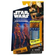 Hasbro Battle Droid Two-Pack, Red (2010 Blue Card SL20 - CW Membership)