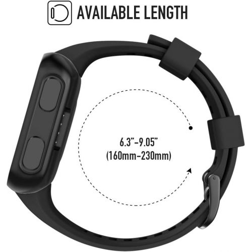  NotoCity for Garmin Forerunner 35 Band Soft Silicone Replacement Watch Strap Compatible with Forerunner 35 Smartwatch