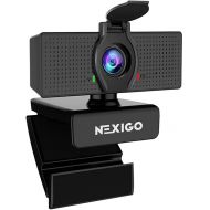 [아마존베스트]1080P Web Camera, HD Webcam with Microphone & Privacy Cover, 2021 NexiGo N60 USB Computer Camera, 110-degree Wide Angle, Plug and Play, for Zoom/Skype/Teams/OBS, Conferencing and V