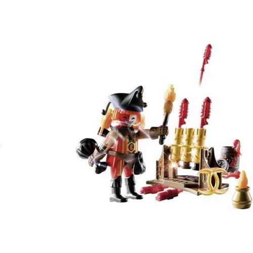플레이모빌 Playmobil 70228 Knights of Novelmore Burnham Raiders Fire Master with Rocket Launcher